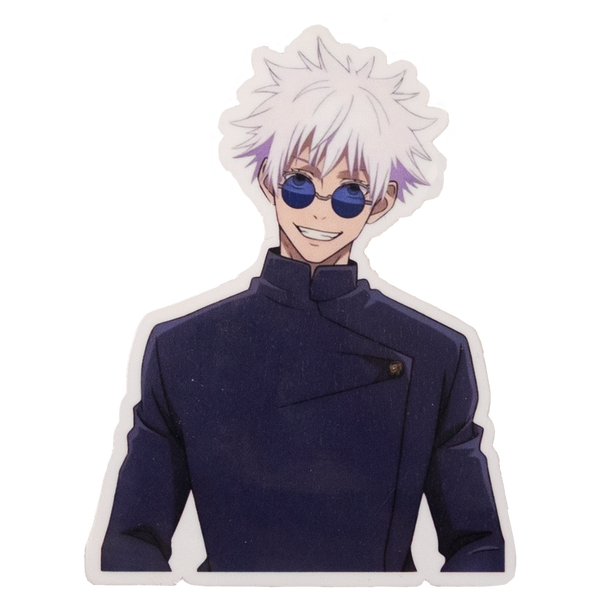 Gojo w Sunglasses Sticker