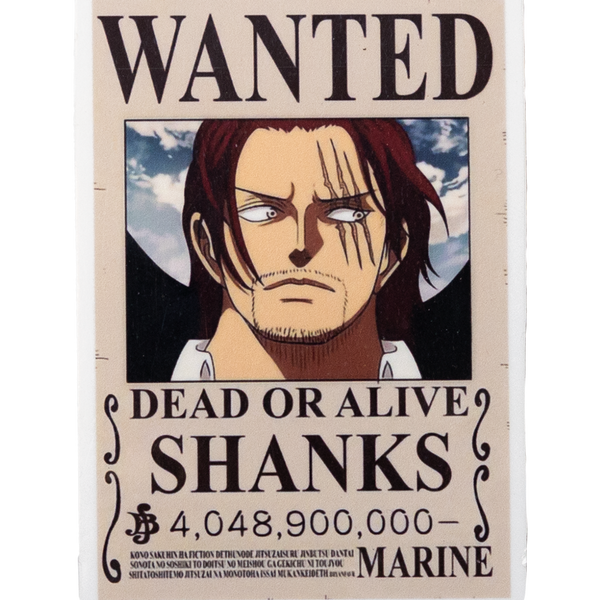 Wanted Bounty Shanks Sticker