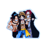 Ace, Luffy, Shanks Pirates Sticker