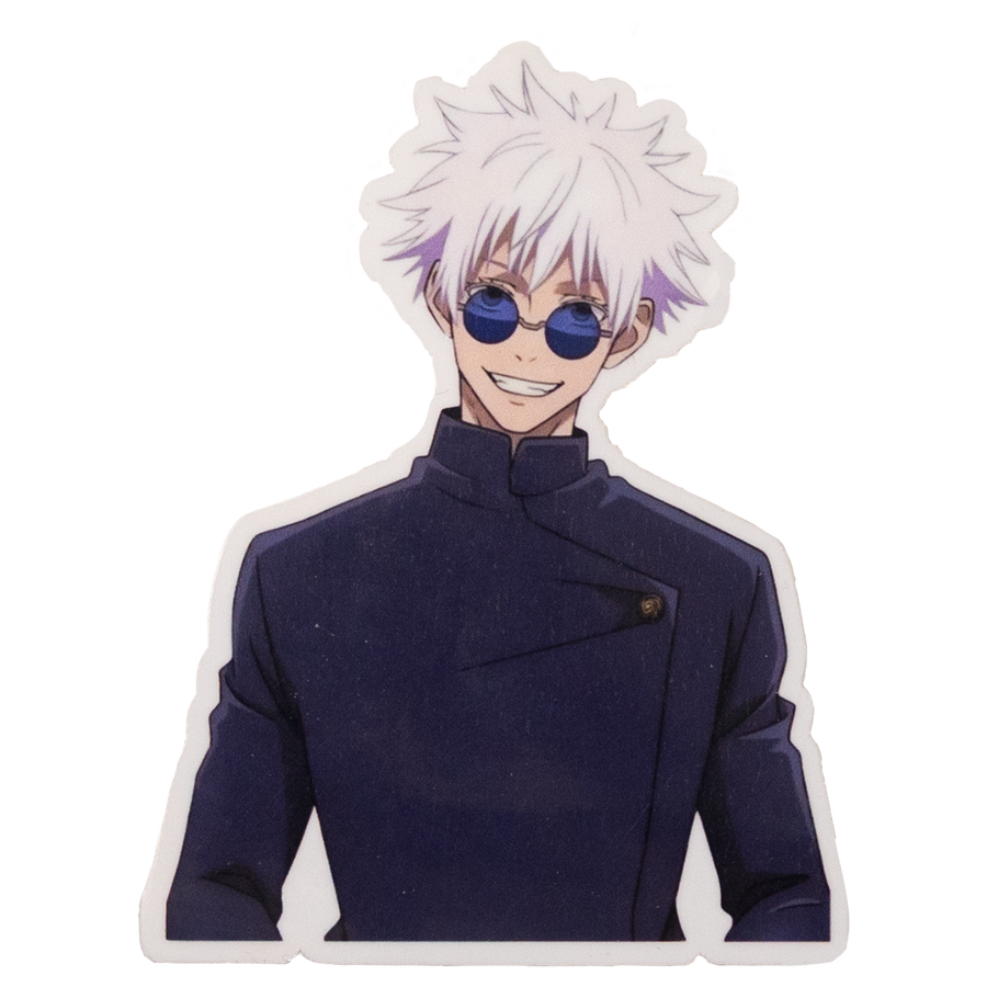 Gojo w Sunglasses Sticker
