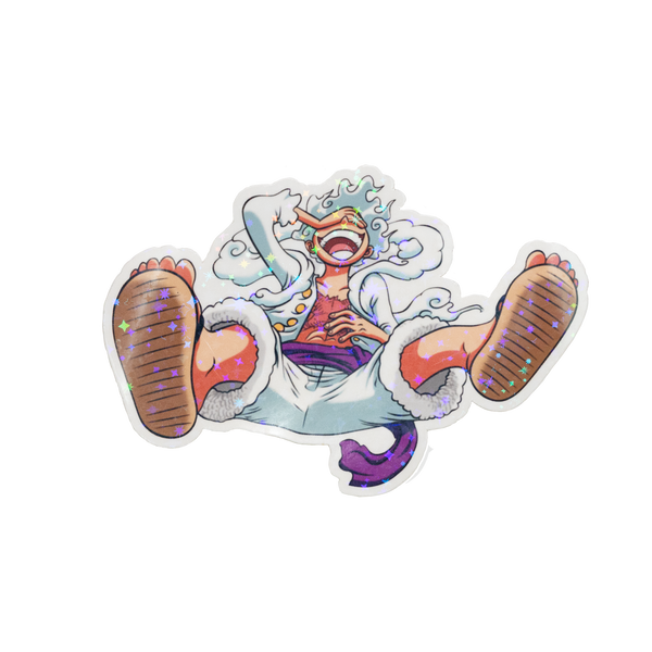 Holographic Luffy Gear 5 Sticker