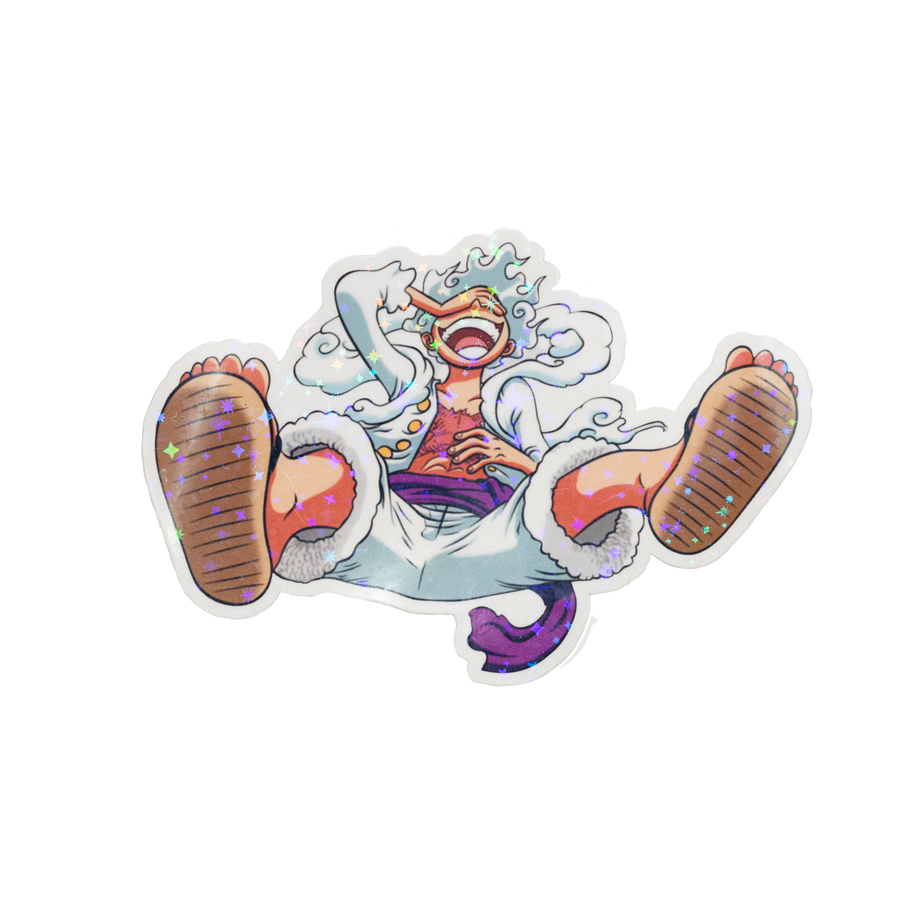 Holographic Luffy Gear 5 Sticker