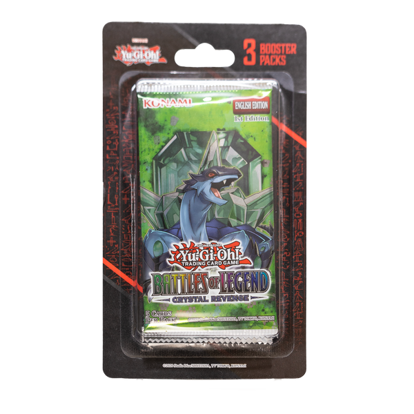 Yu-Gi-Oh! trading card game booster pack with a dragon illustration on a white background